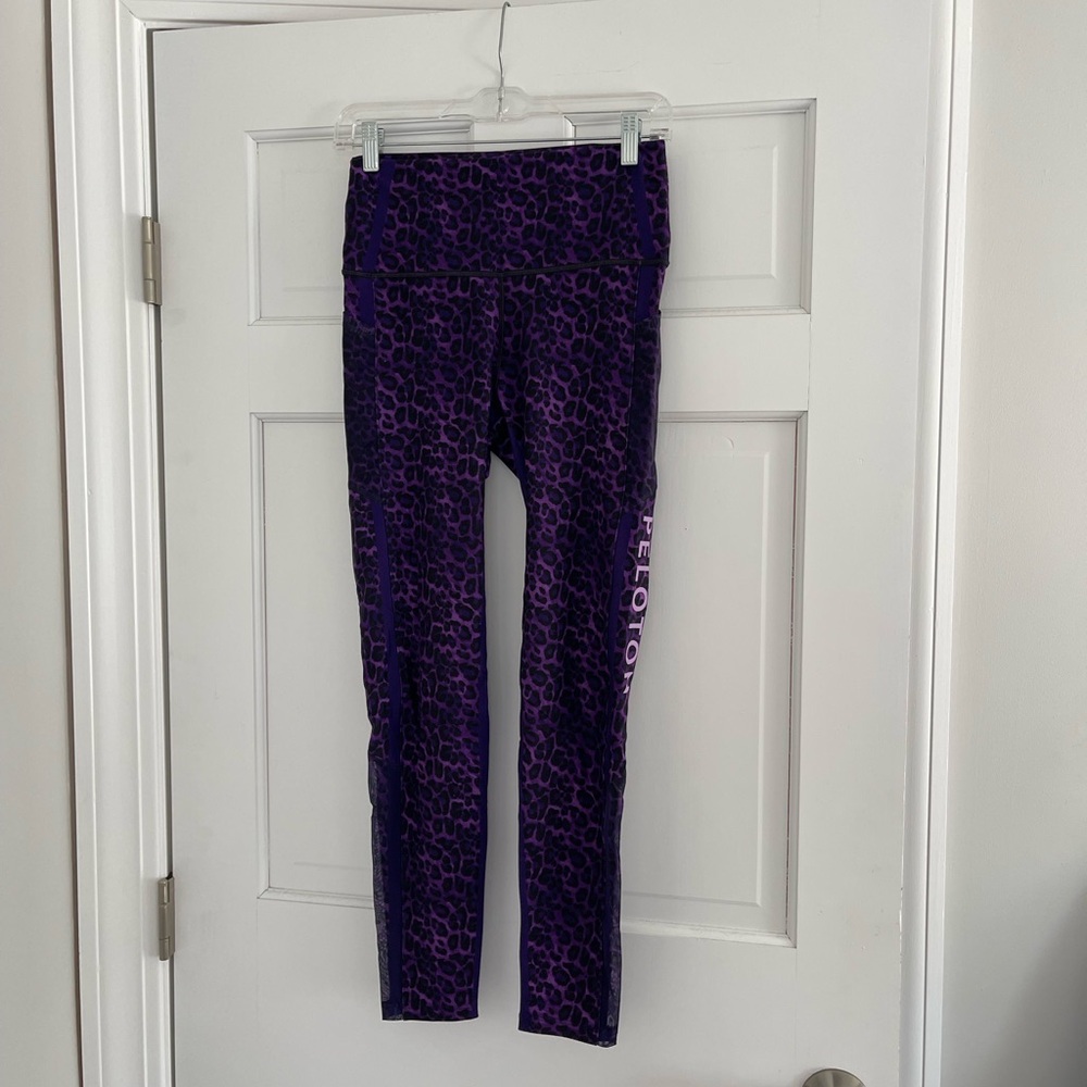 Peloton Women’s Purple Leopard Leggings